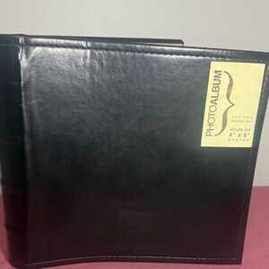 Black Leather Photo Album